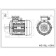 Silnik elektryczny 5,5kW 1400 obr/min. 112 B14
